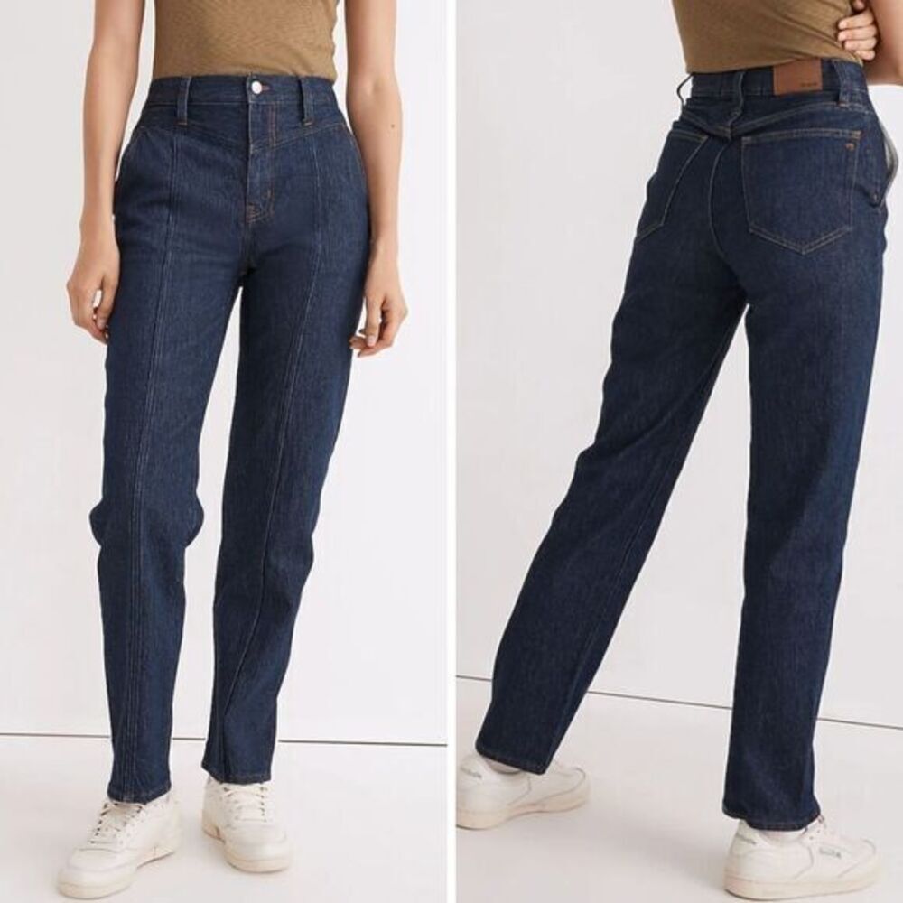 NEW Madewell The Perfect Vintage Straight Jean in Greenhaven Wash, 27